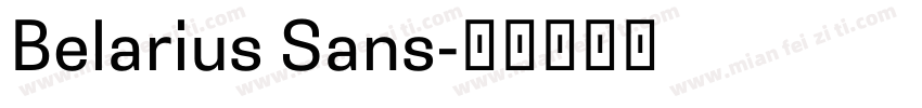 Belarius Sans字体转换